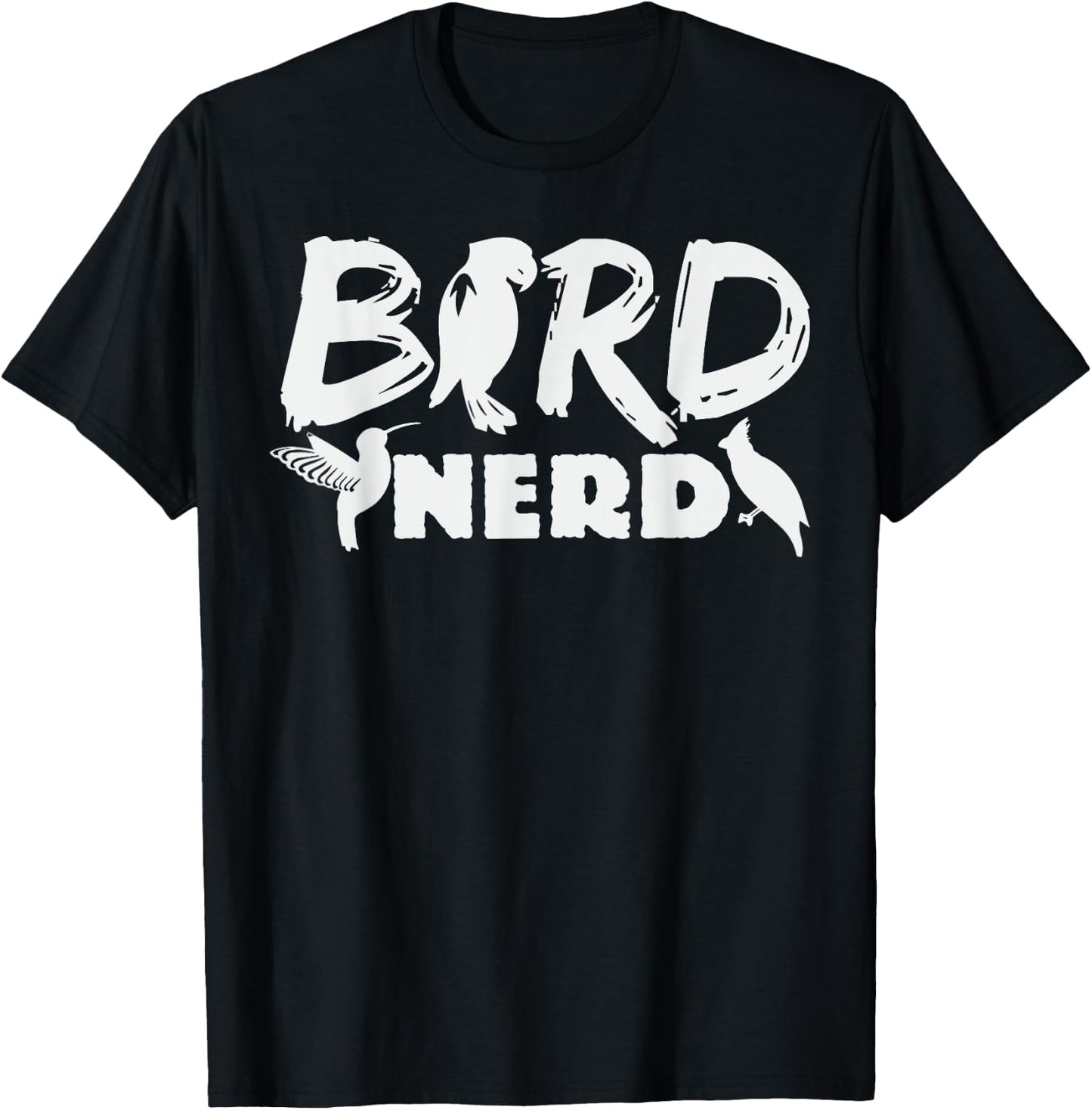 Bird Nerd Biologist Birds Zoology Ornithology T-Shirt - T-Shirt | Black