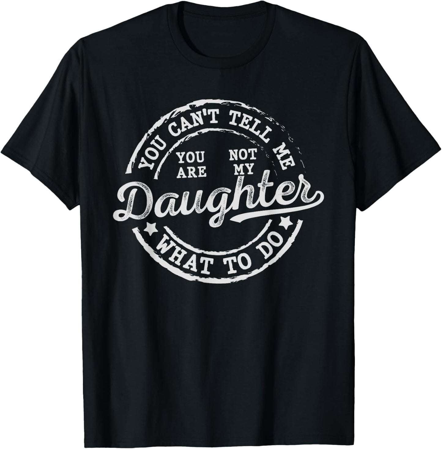Funny Father Daddy Gifts Men From Daughter Fathers Day Dad T-Shirt - T-Shirt | Black