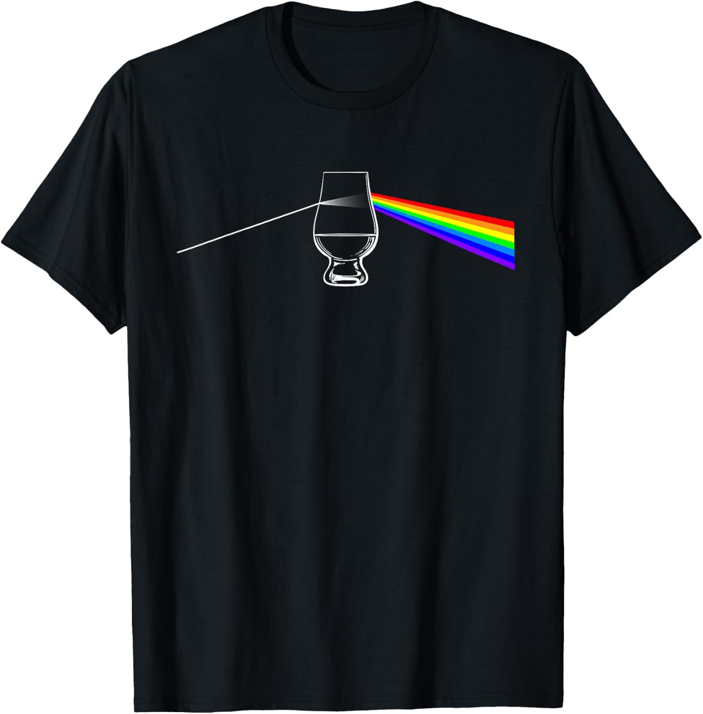Dark Side of The Glen Whiskey Bourbon Lover Drinker T-Shirt - T-Shirt | Black