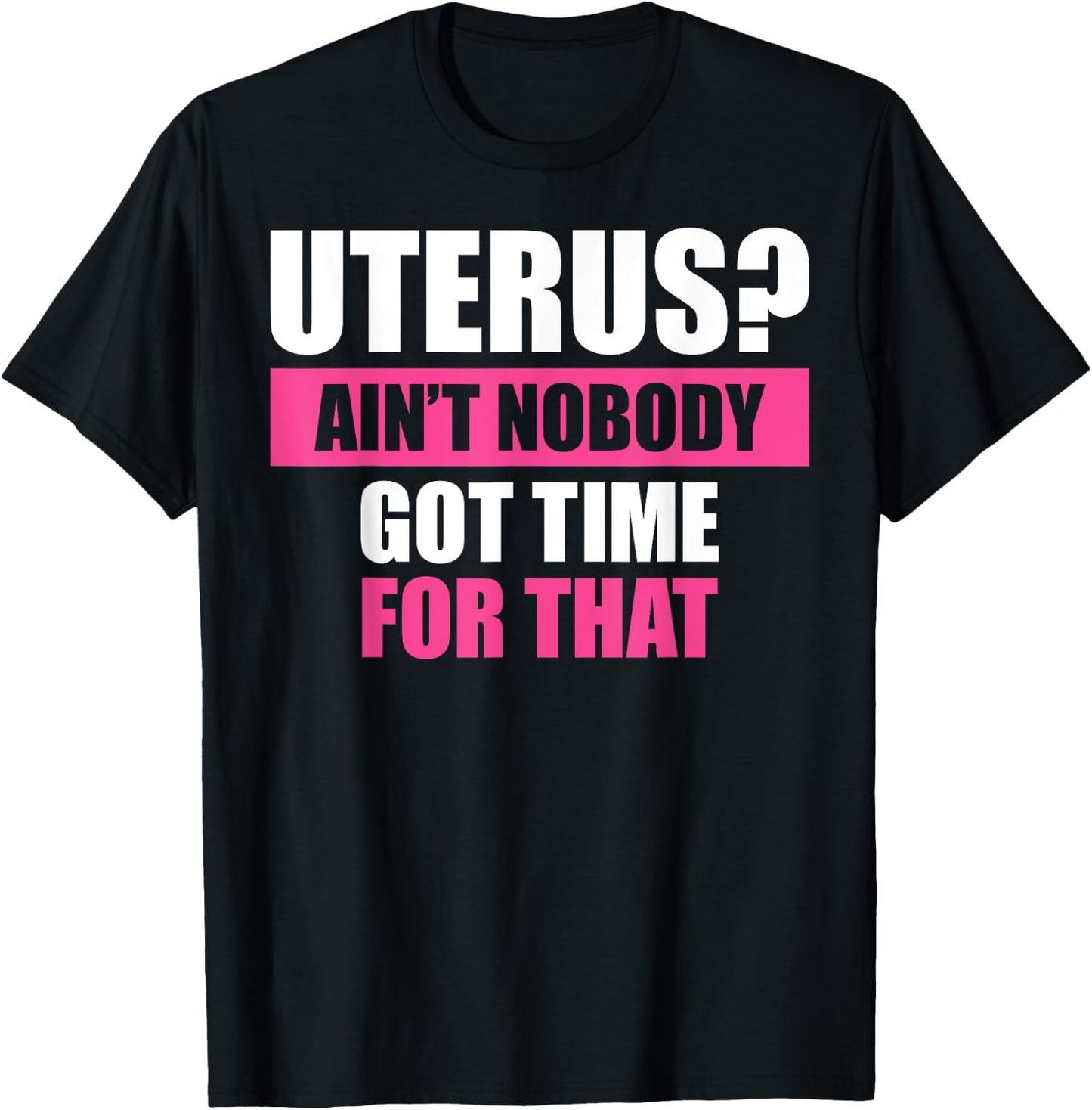 Funny Uterus Girls Hysterectomy Surgery Removal T-Shirt - T-Shirt | Black