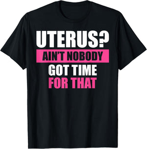 Funny Uterus Girls Hysterectomy Surgery Removal T-Shirt - T-Shirt | Black