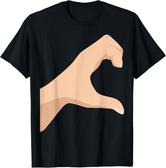 Half Heart Right Hand Side Love Couple Camisa Pareja Ropa T-Shirt - T-Shirt | Black
