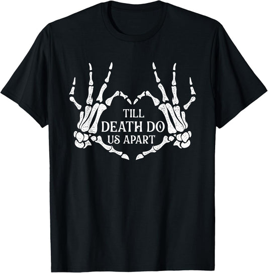 Till Death Do Us Apart - Wedding Vows Marriage Bride Groom T-Shirt - T-Shirt | Black