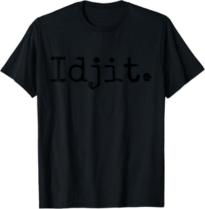 Idjit Supernatural Shirt T-Shirt - T-Shirt | Black