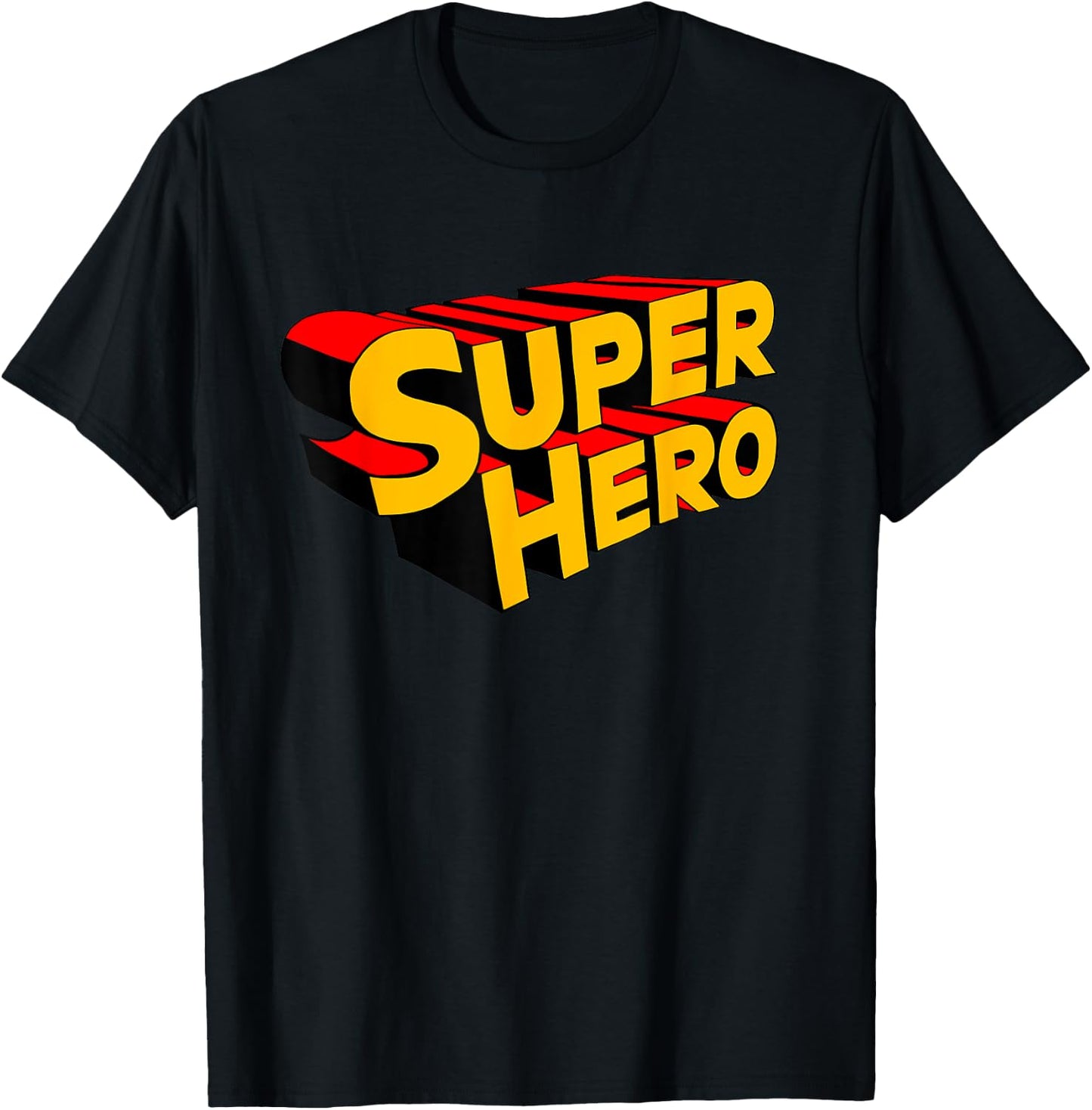 Superhero funny Super Hero T-Shirt - T-Shirt | Black