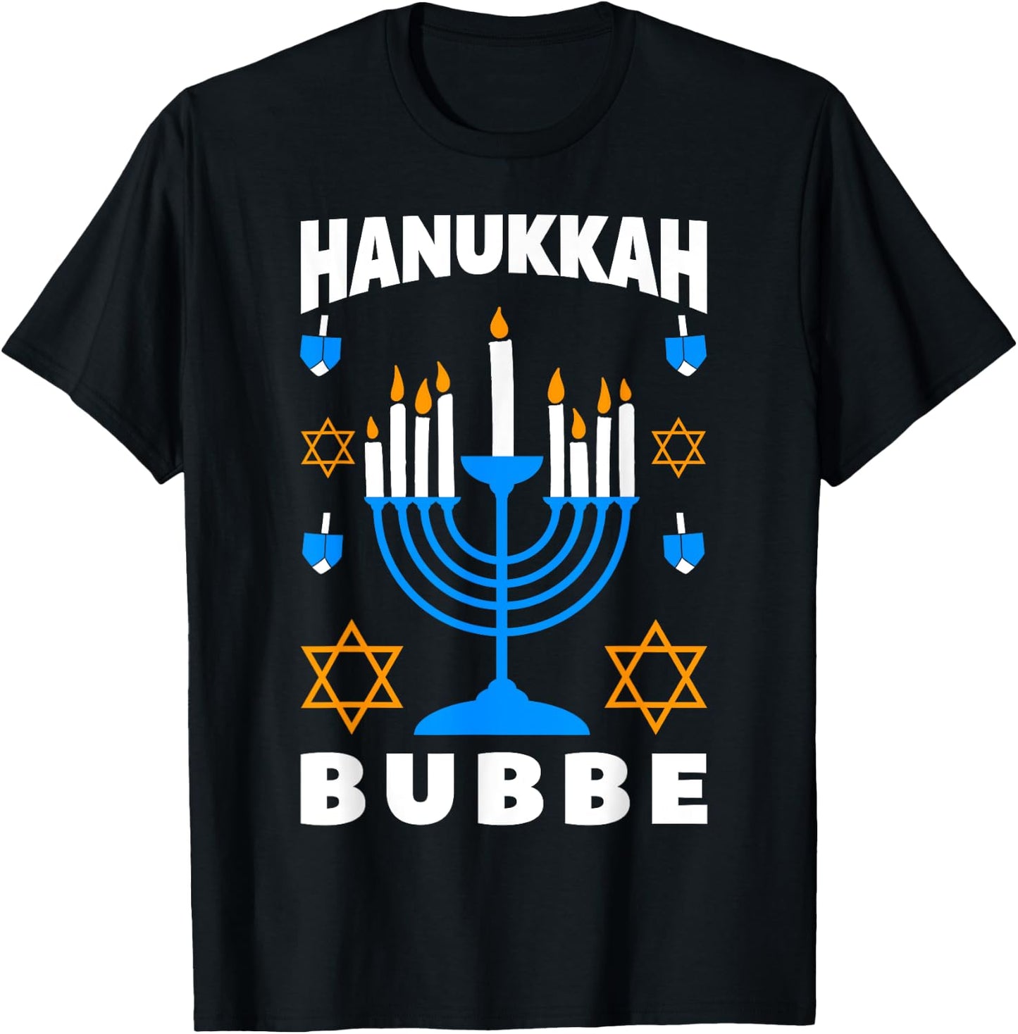 Hanukkah Bubbe Grandma Jewish Festival Chanukah Latke Hanuka T-Shirt - T-Shirt | Black
