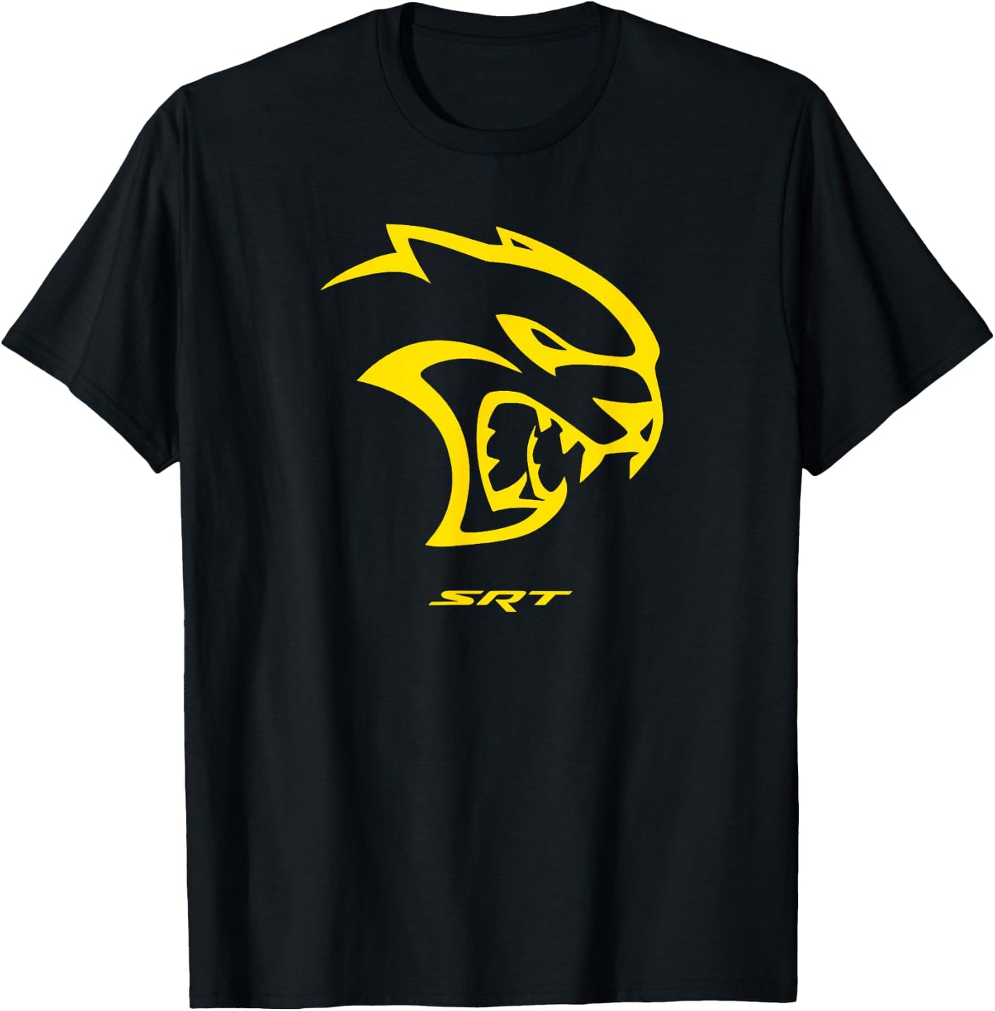 Dodge Hellcat Yellow T-Shirt - T-Shirt | Black