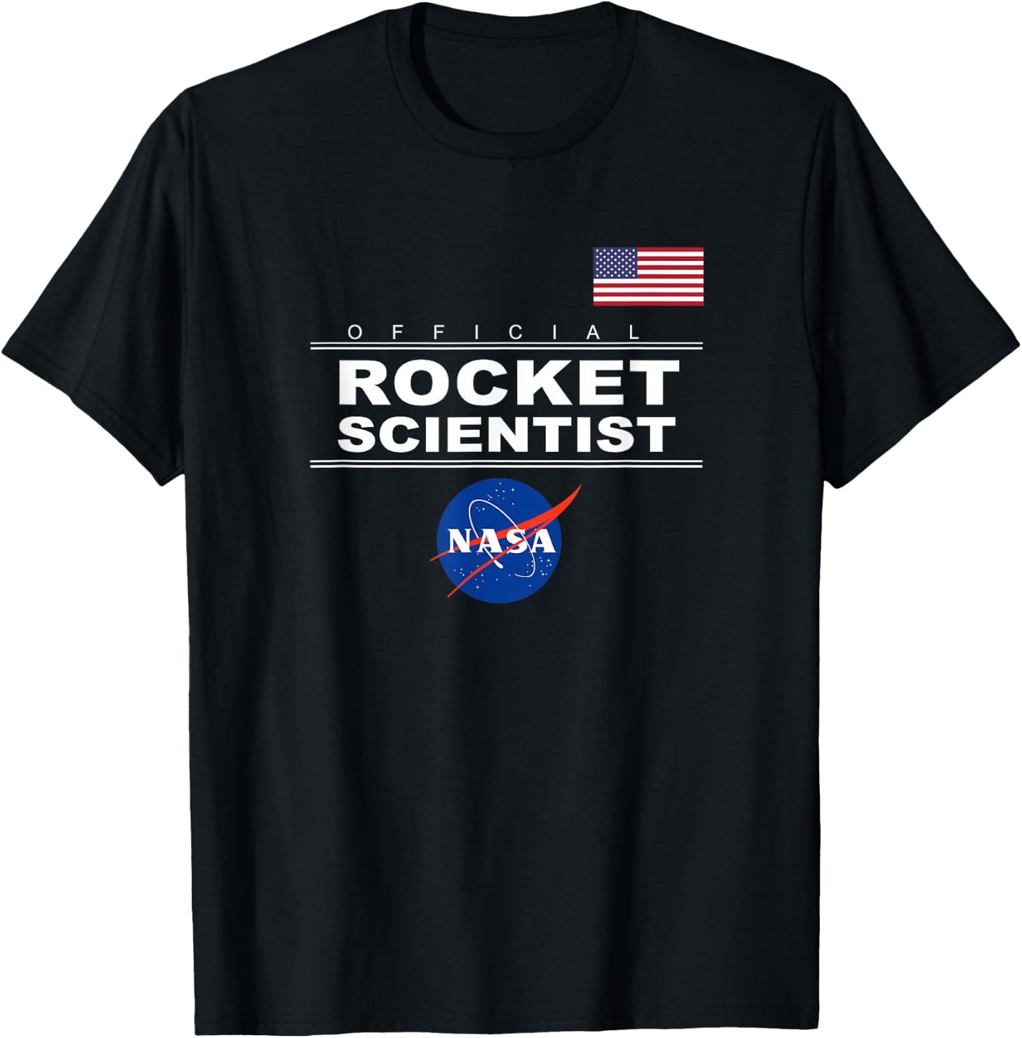 Official Rocket Scientist - NASA T-Shirt - T-Shirt | Black