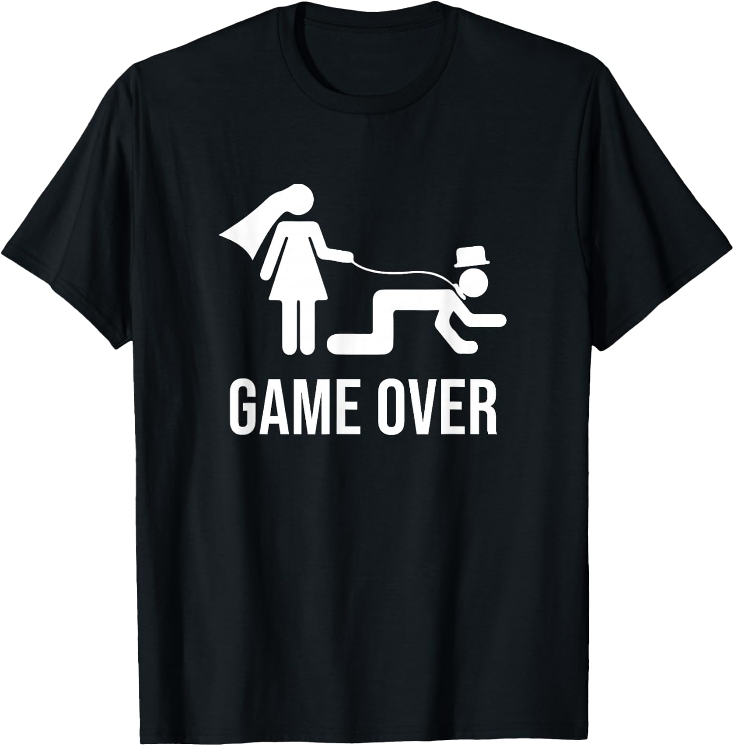 Sarcastic Bachelor Party Groom Groomsmen Bride Wedding T-Shirt - T-Shirt | Black