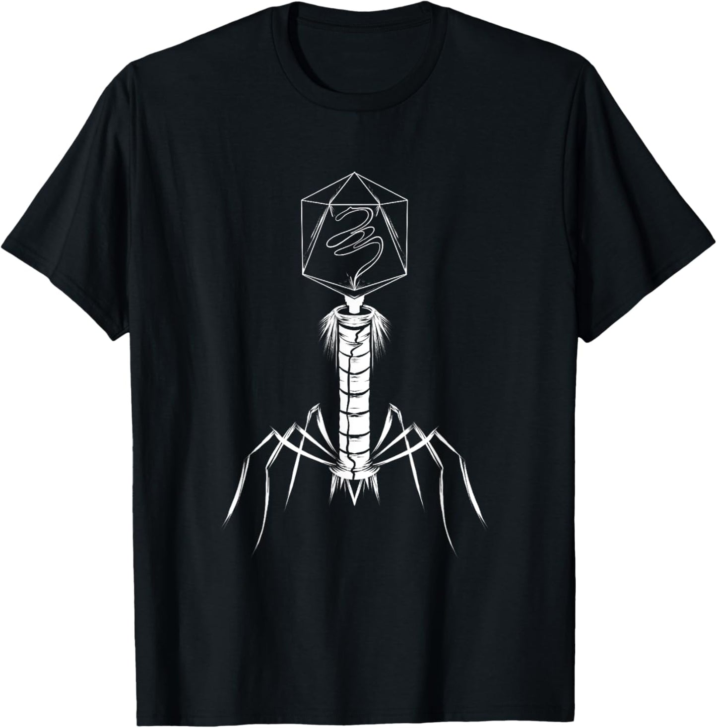 Microbiology Virus Biology Virology Teacher Bacteriophage Women T-Shirt - T-Shirt | Black