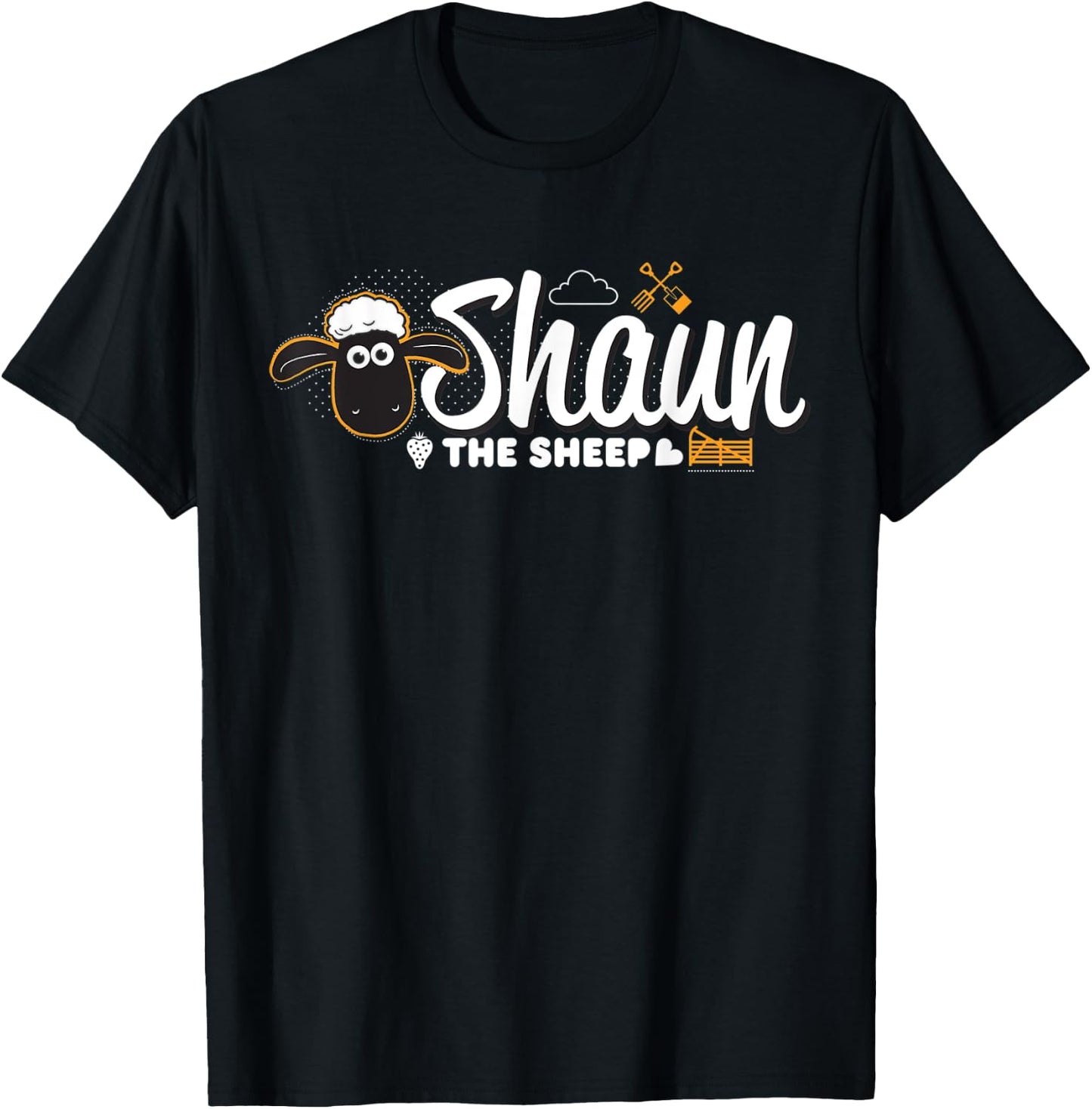 Shaun the Sheep: Script Name T-Shirt - T-Shirt | Black