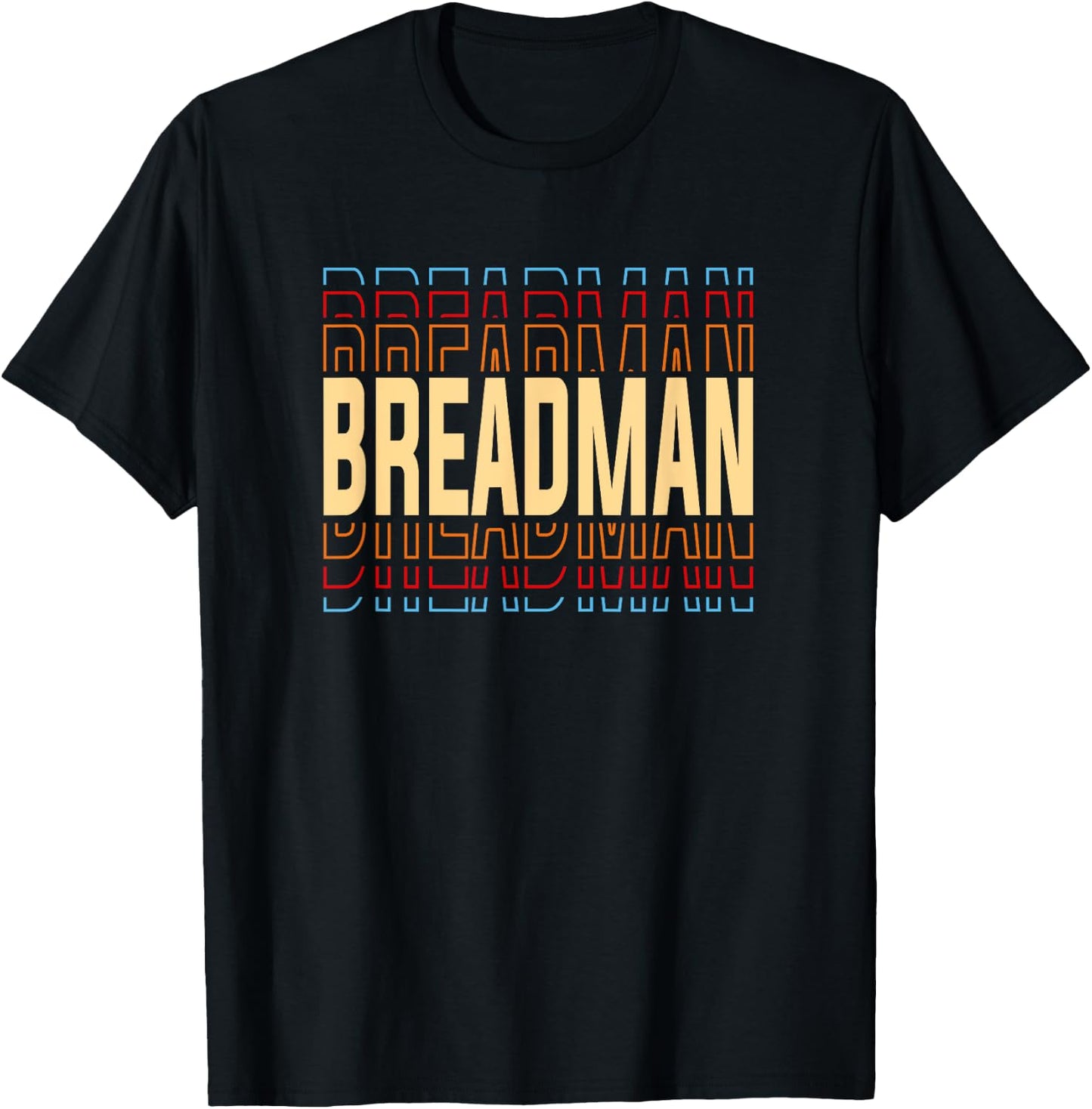 Breadman Job Title Vintage T-Shirt - T-Shirt | Black