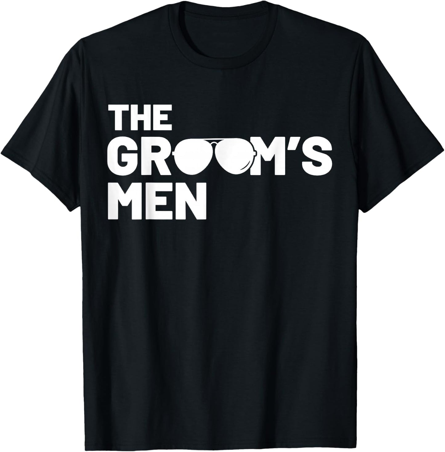 Groomsmen Groom Squat Men Bachelor Supplies Party Wedding T-Shirt - T-Shirt | Black