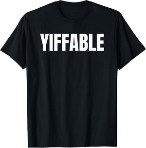 Yiffable Shirt | Funny Furry Cosplay Costume T-Shirt - T-Shirt | Black