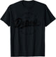 Classic Michiganians Vintage Detroit Motor City Michigan MI T-Shirt - T-Shirt | Black