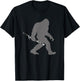 Funny Bassoonist Bigfoot musician with Bassoon T-Shirt - T-Shirt | Black