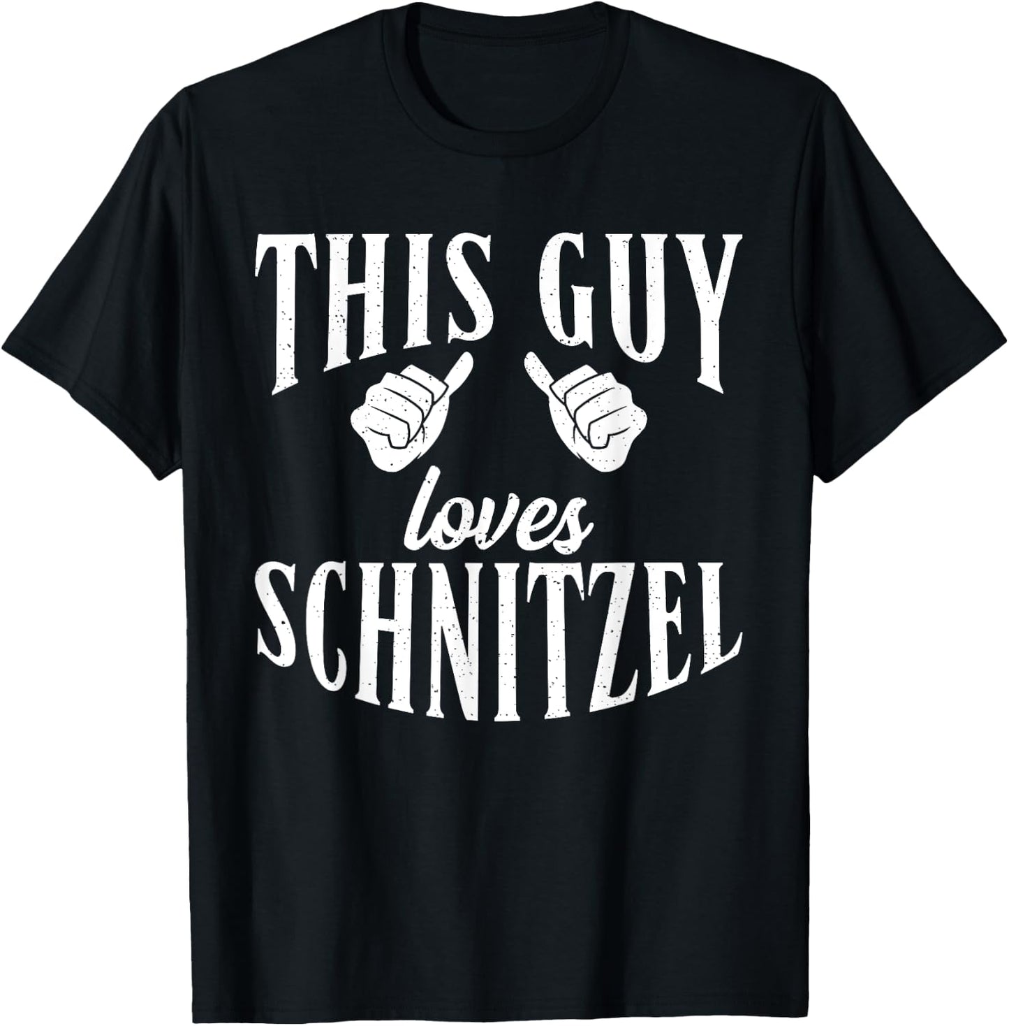 This Guy loves Schnitzel Funny German Schnitzel T-Shirt - T-Shirt | Black