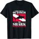 Shark I Don't Have To Outswim The Shark Just My Dive Buddy T-Shirt - T-Shirt | Black