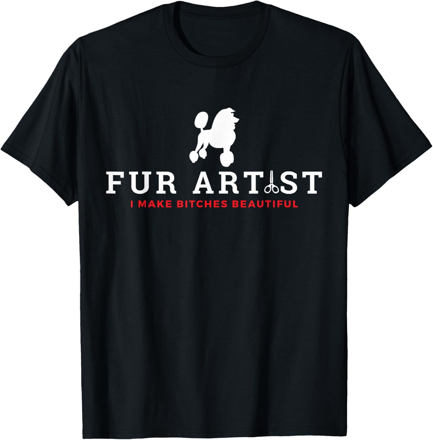 Dog Groomer for Pet Puppy Grooming Stylist T-Shirt - T-Shirt | Black