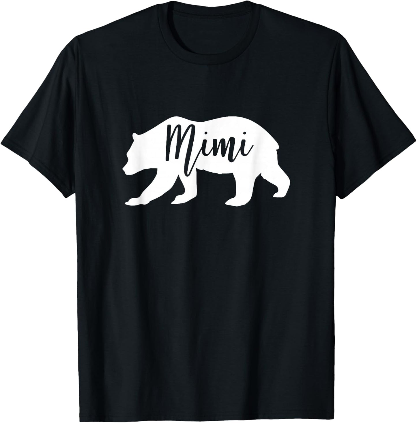 Mimi Bear Design T-Shirt - T-Shirt | Black