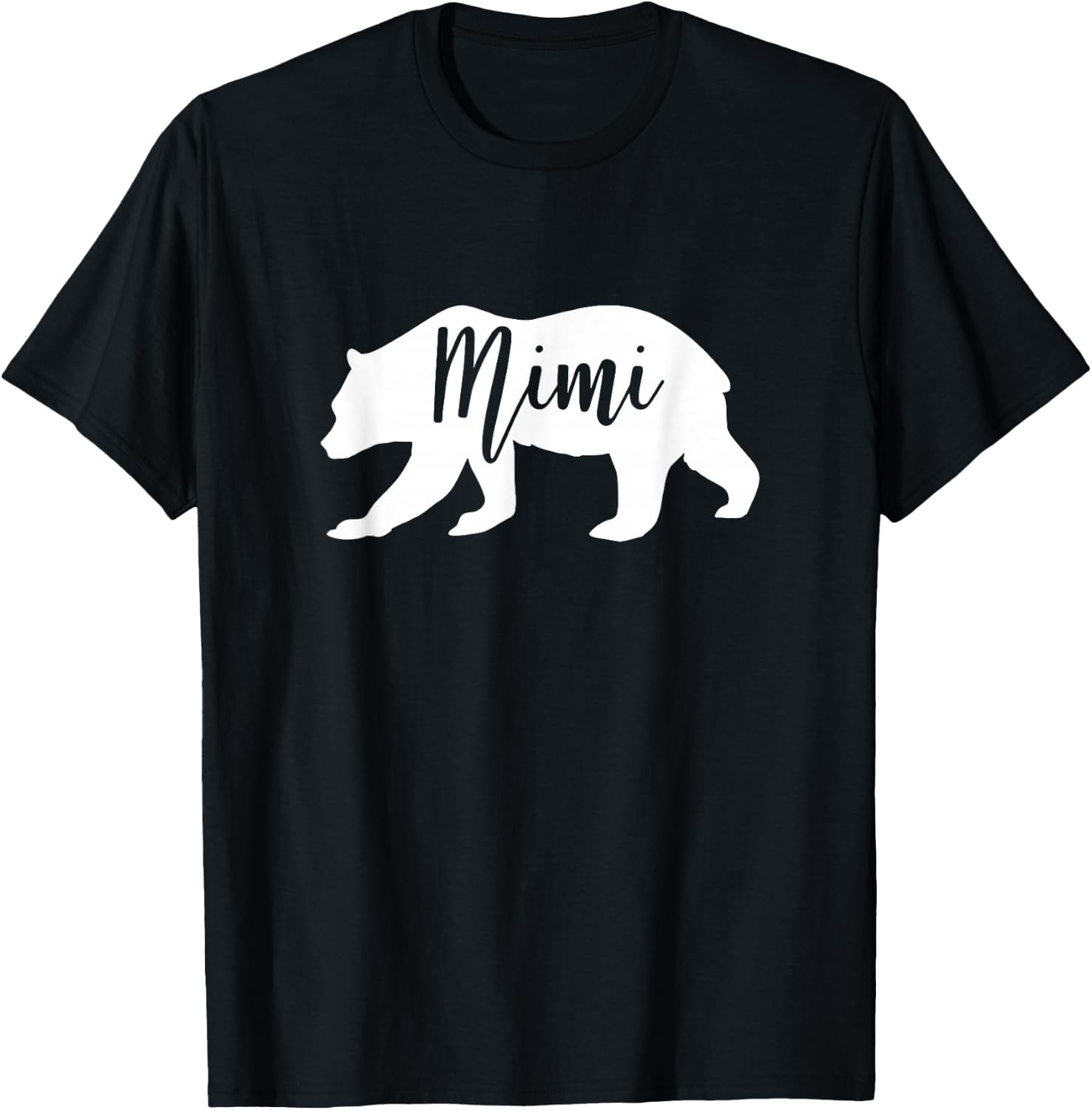 Mimi Bear Design T-Shirt - T-Shirt | Black