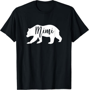 Mimi Bear Design T-Shirt - T-Shirt | Black