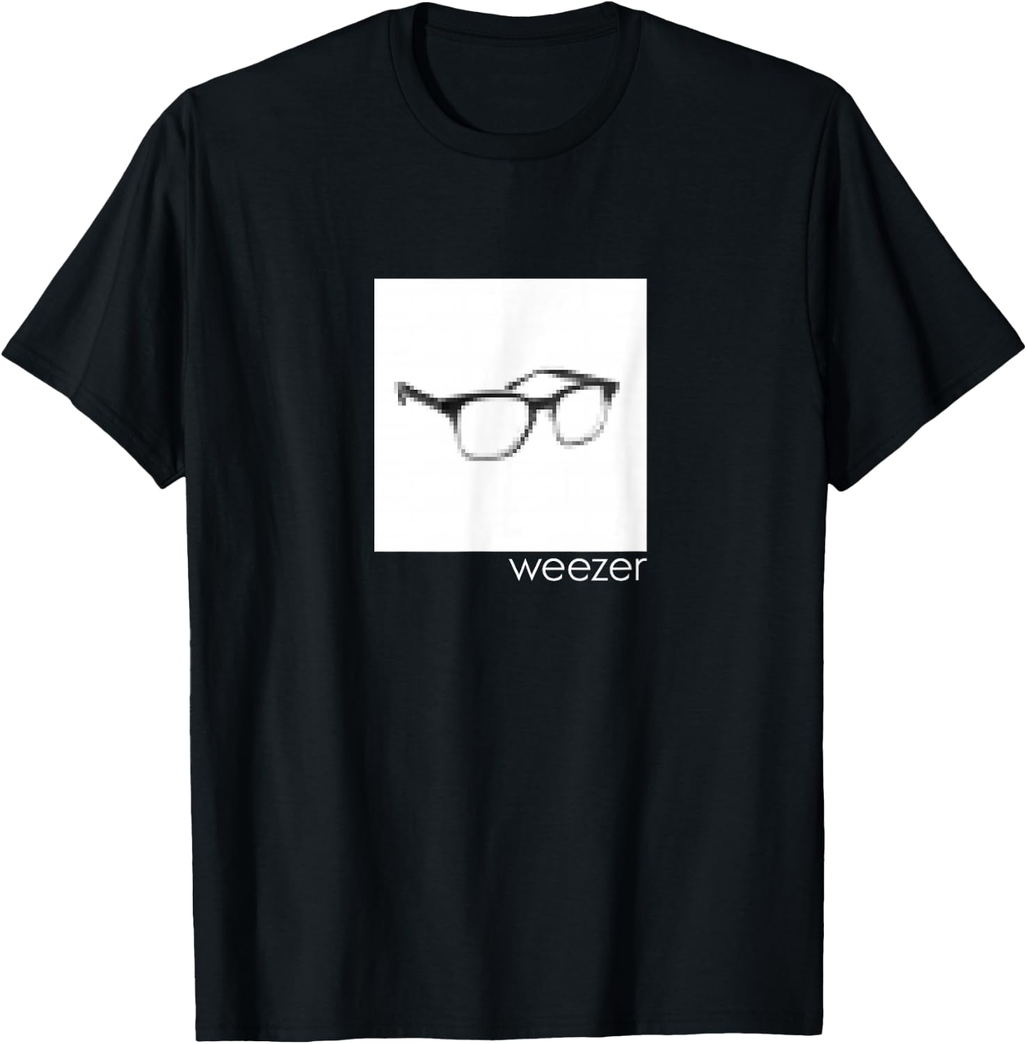 Weezer - Pixel Glasses T-Shirt - T-Shirt | Black