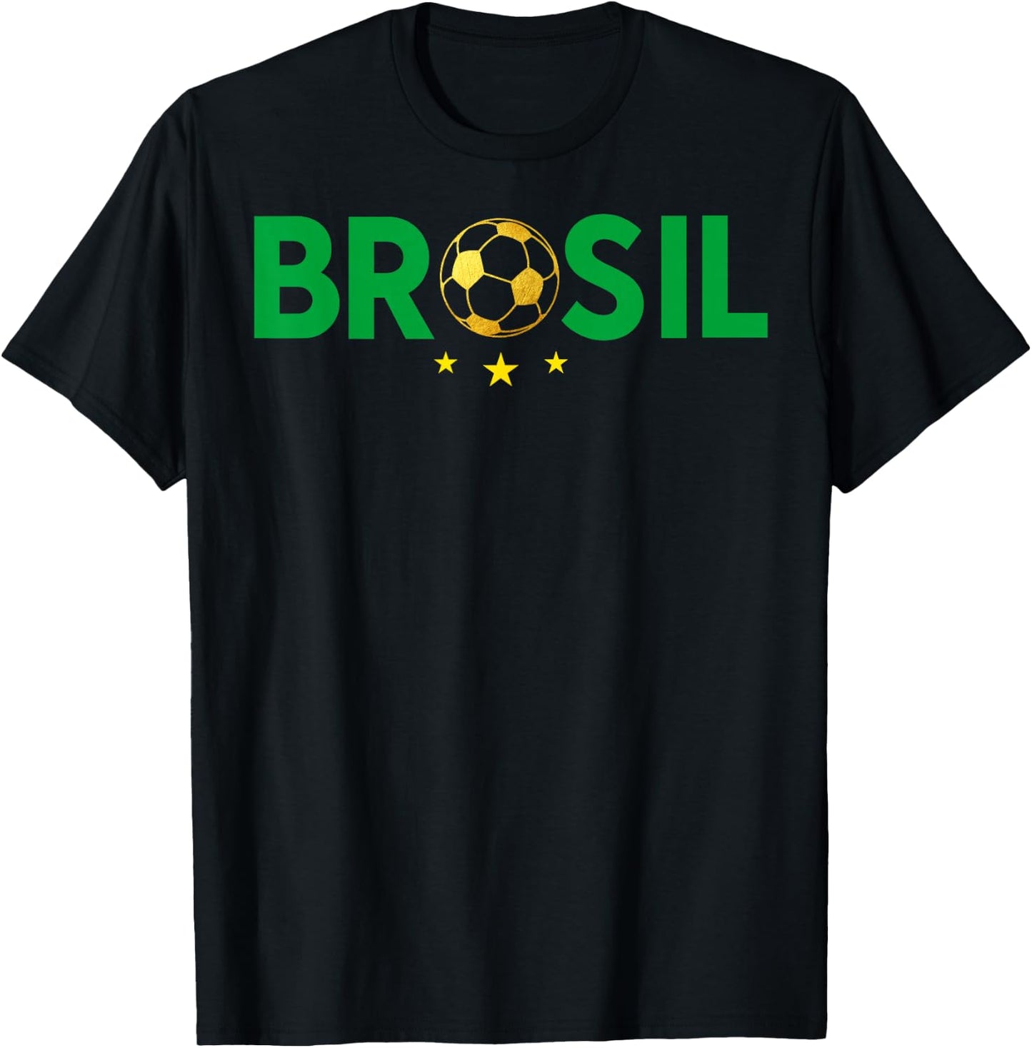 Vintage Brasil Brazil Flag Brazilian Pride Men Women Kids T-Shirt - T-Shirt | Black