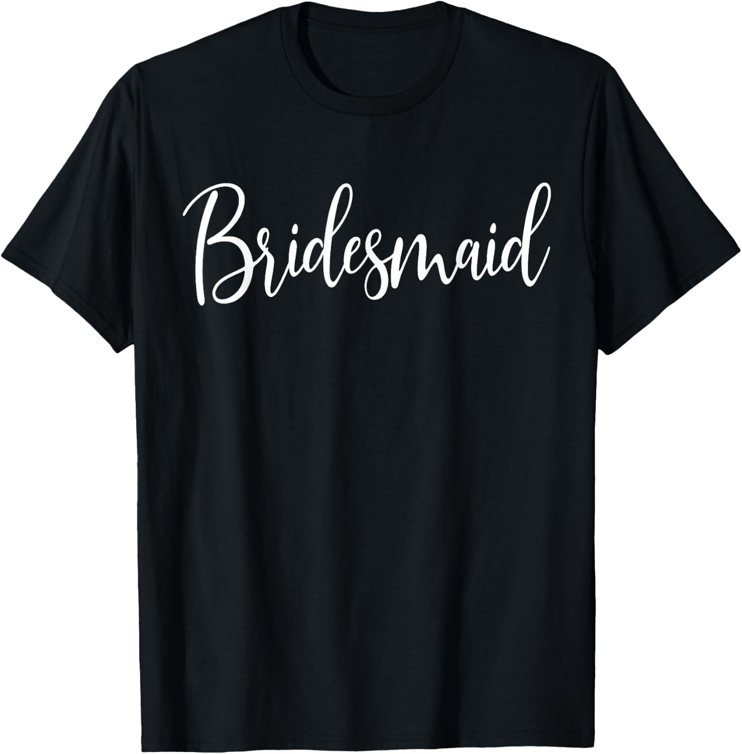 Bridesmaid Wedding Bachelorette Bridal Shower T-Shirt - T-Shirt | Black
