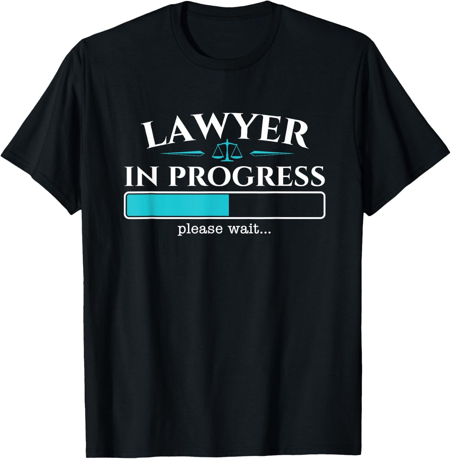 Lawyer in Progress - Law School Student Graduation Lawyer T-Shirt - T-Shirt | Black