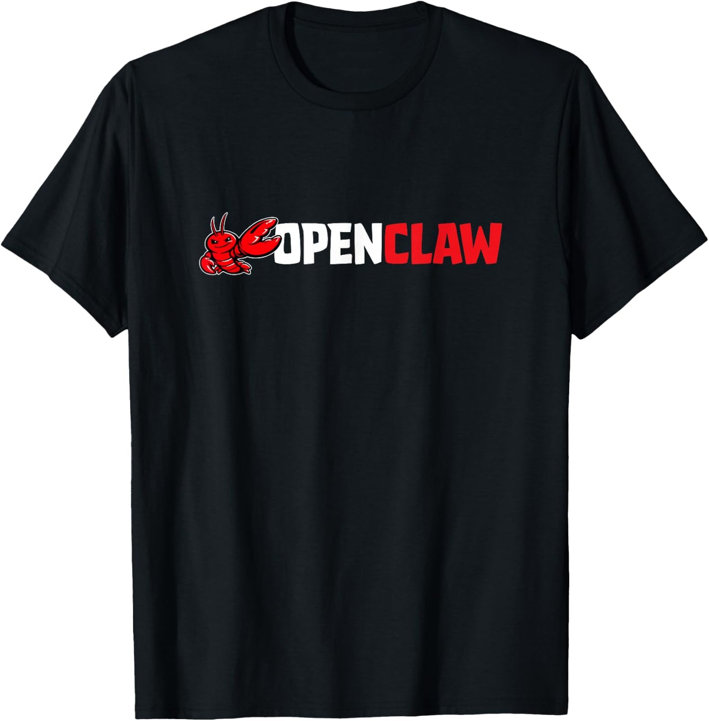 OpenClaw Logo T-Shirt - T-Shirt | Black
