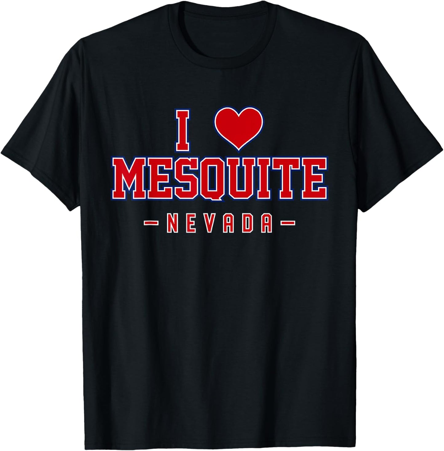 I Love Mesquite Nevada T-Shirt - T-Shirt | Black