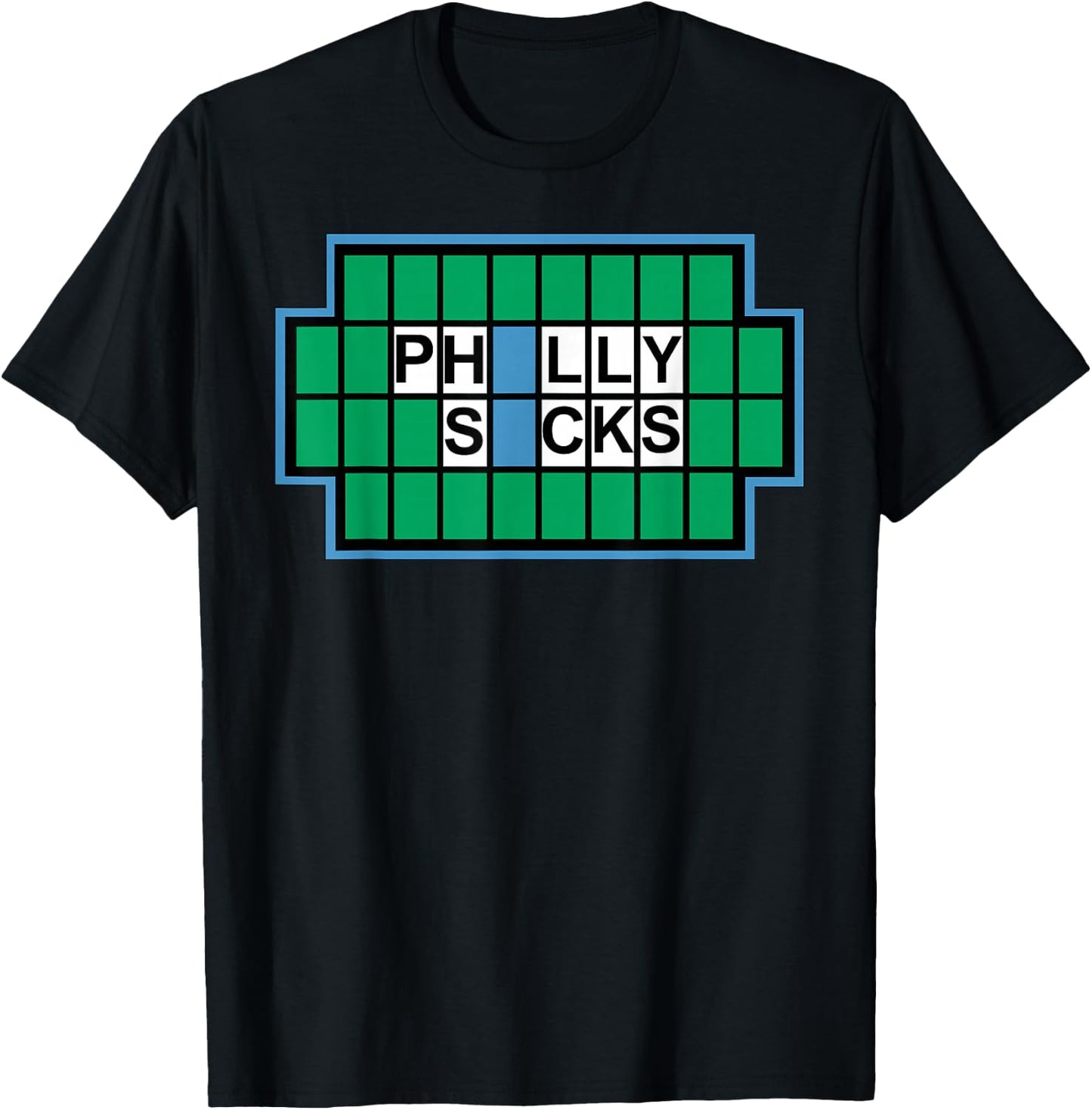 Miftees Philly Sucks - Black, Small, -Adults, Short Sleeve, , Sports-Fan , Christmas, Birthday Gift T-Shirt - T-Shirt | Black