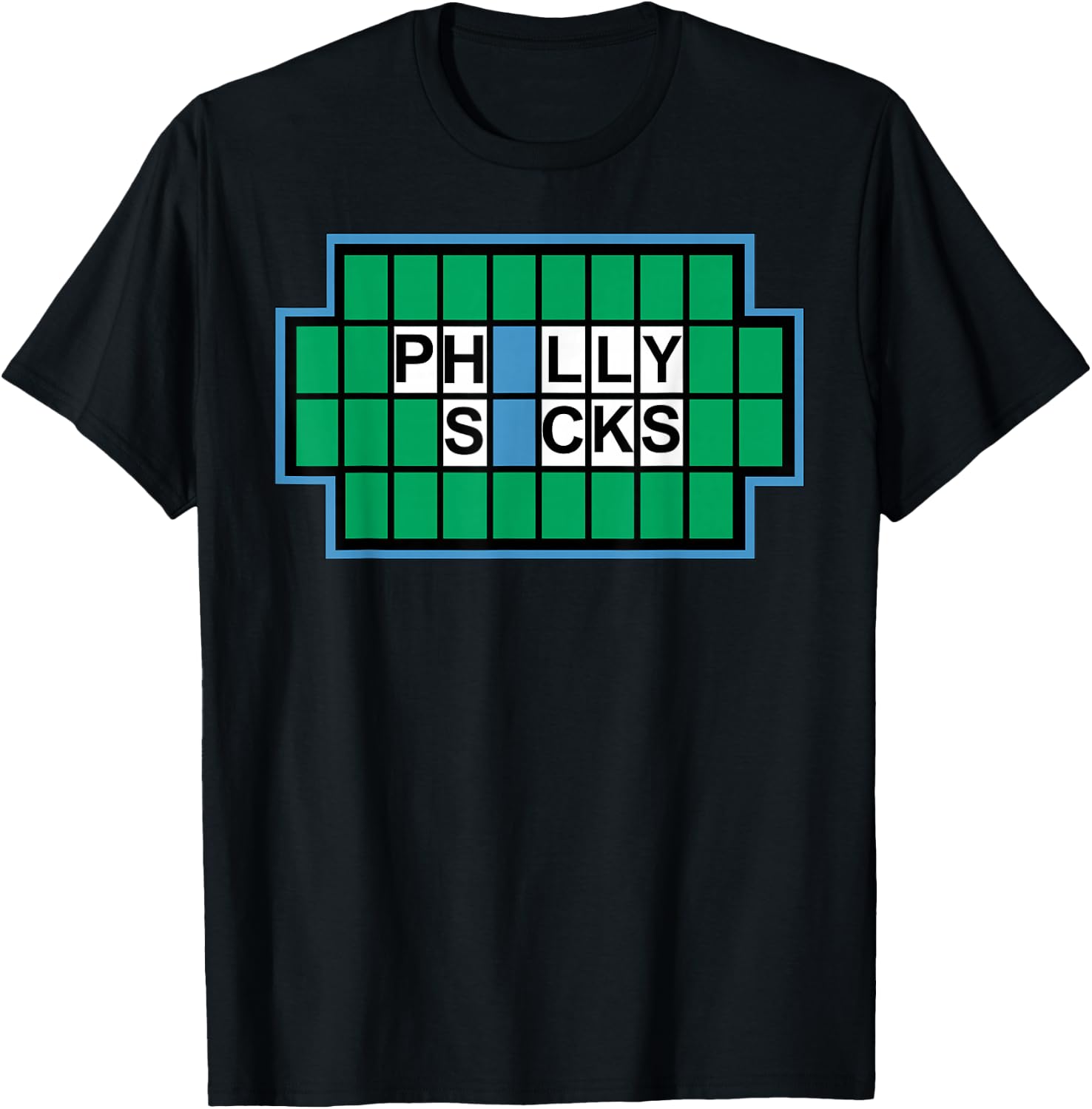 Miftees Philly Sucks - Black, Small, -Adults, Short Sleeve, , Sports-Fan , Christmas, Birthday Gift T-Shirt - T-Shirt | Black
