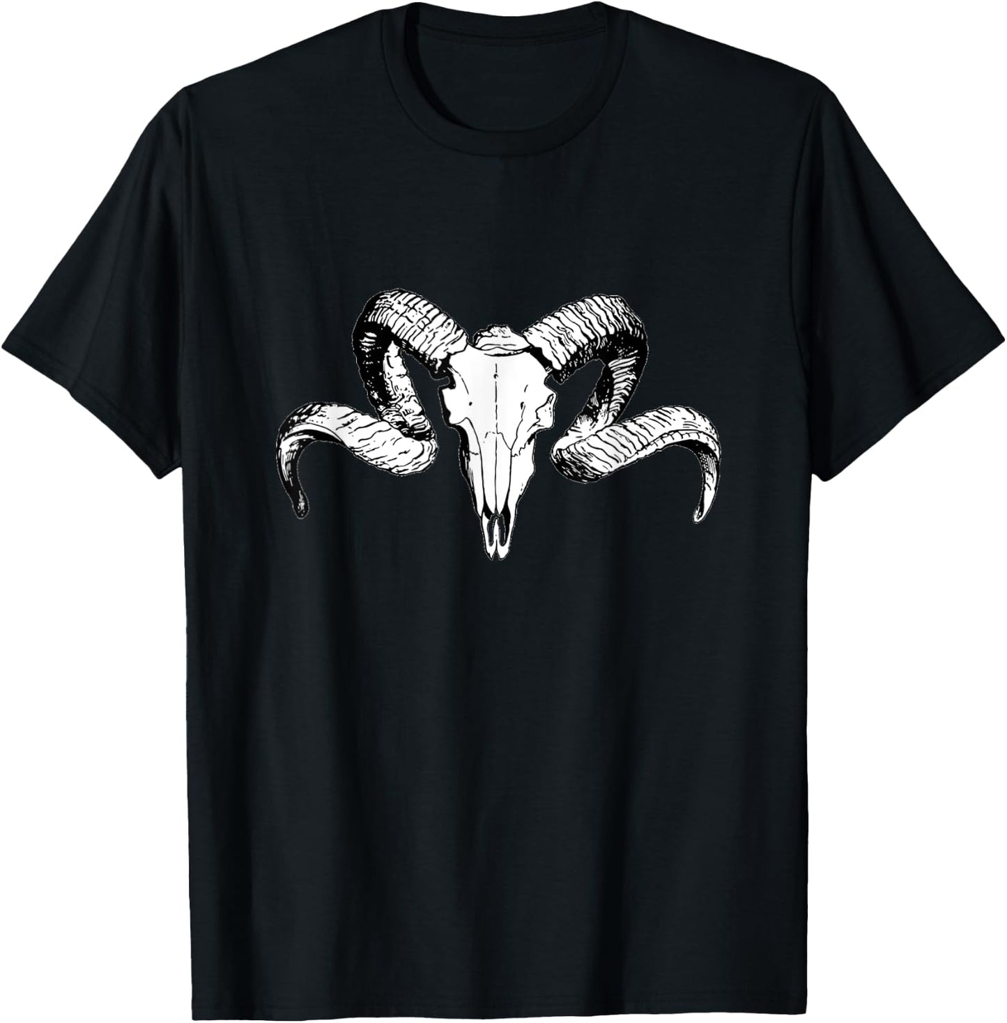 Ram skull T-Shirt - T-Shirt | Black