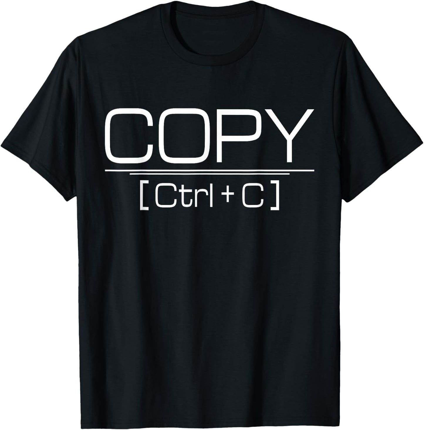 Matching Copy And Paste CTRL + C and Family Outfits T-Shirt - T-Shirt | Black