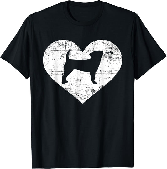 Puggle heart T-Shirt - T-Shirt | Black