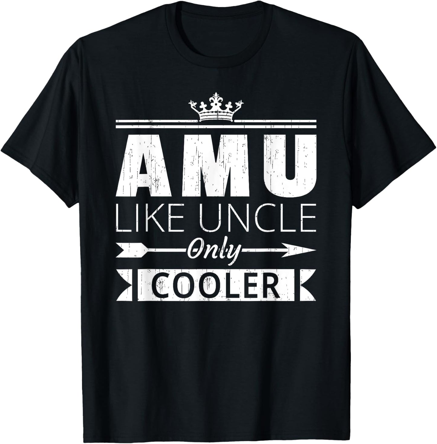 Amu Cooler Funny Iranian Uncle Father's Day T-Shirt - T-Shirt | Black
