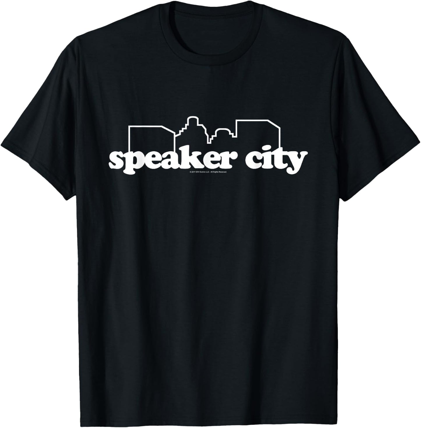 Old School Speaker City Logo T-Shirt - T-Shirt | Black