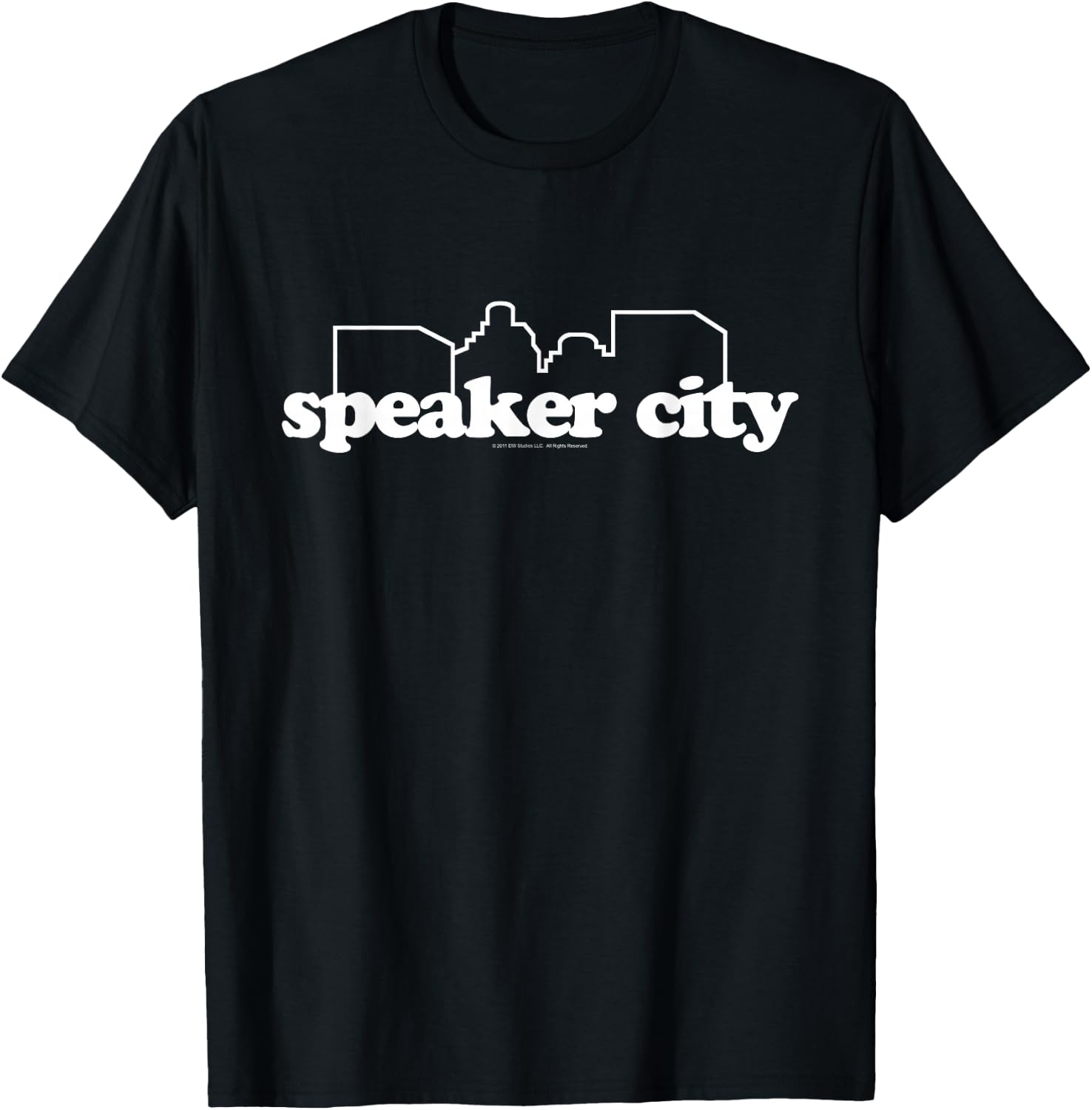 Old School Speaker City Logo T-Shirt - T-Shirt | Black