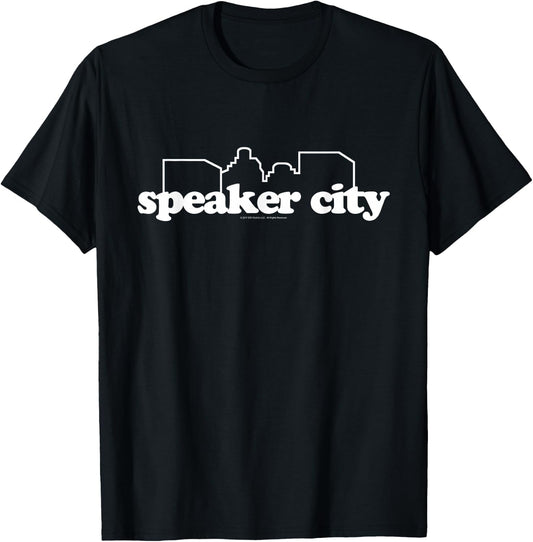 Old School Speaker City Logo T-Shirt - T-Shirt | Black