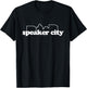 Old School Speaker City Logo T-Shirt - T-Shirt | Black