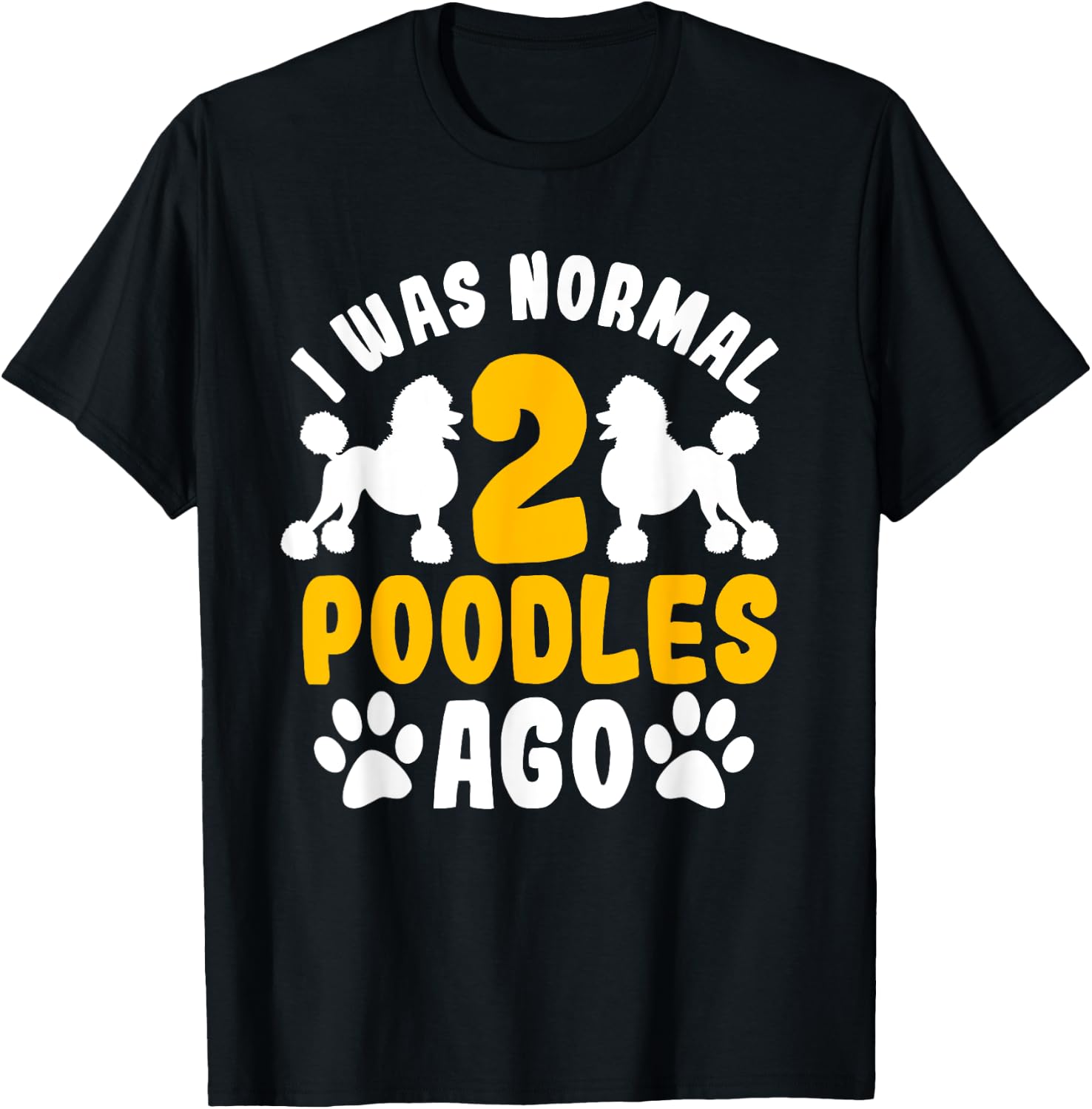 Poodle Dog Owner Breeders Water Retriever Pet Lover T-Shirt - T-Shirt | Black
