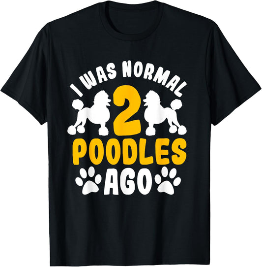 Poodle Dog Owner Breeders Water Retriever Pet Lover T-Shirt - T-Shirt | Black