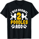 Poodle Dog Owner Breeders Water Retriever Pet Lover T-Shirt - T-Shirt | Black