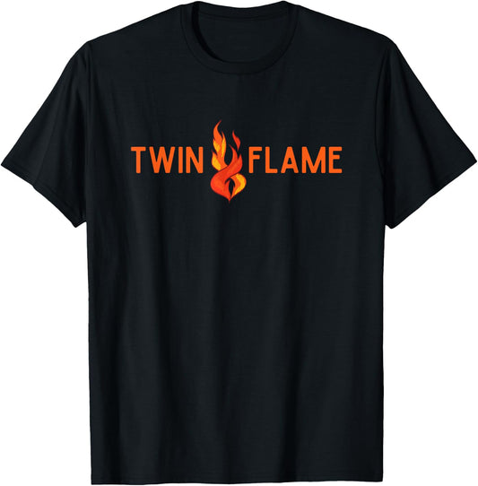 Twin Flame Fire Spiral Soulmate Specific Person Manifest SP T-Shirt - T-Shirt | Black