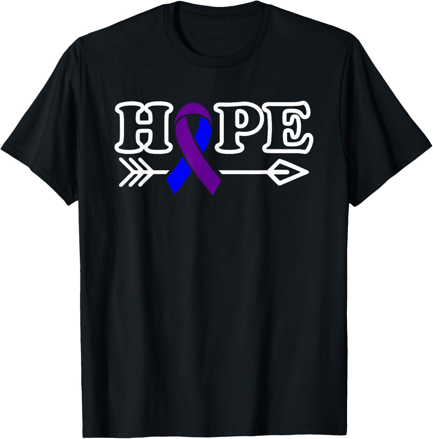 Hope MCTD Mixed Connective Tissue Disease Awareness T-Shirt - T-Shirt | Black