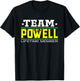 Team Powell Lifetime Member Surname Last Name Tree Reunion T-Shirt - T-Shirt | Black