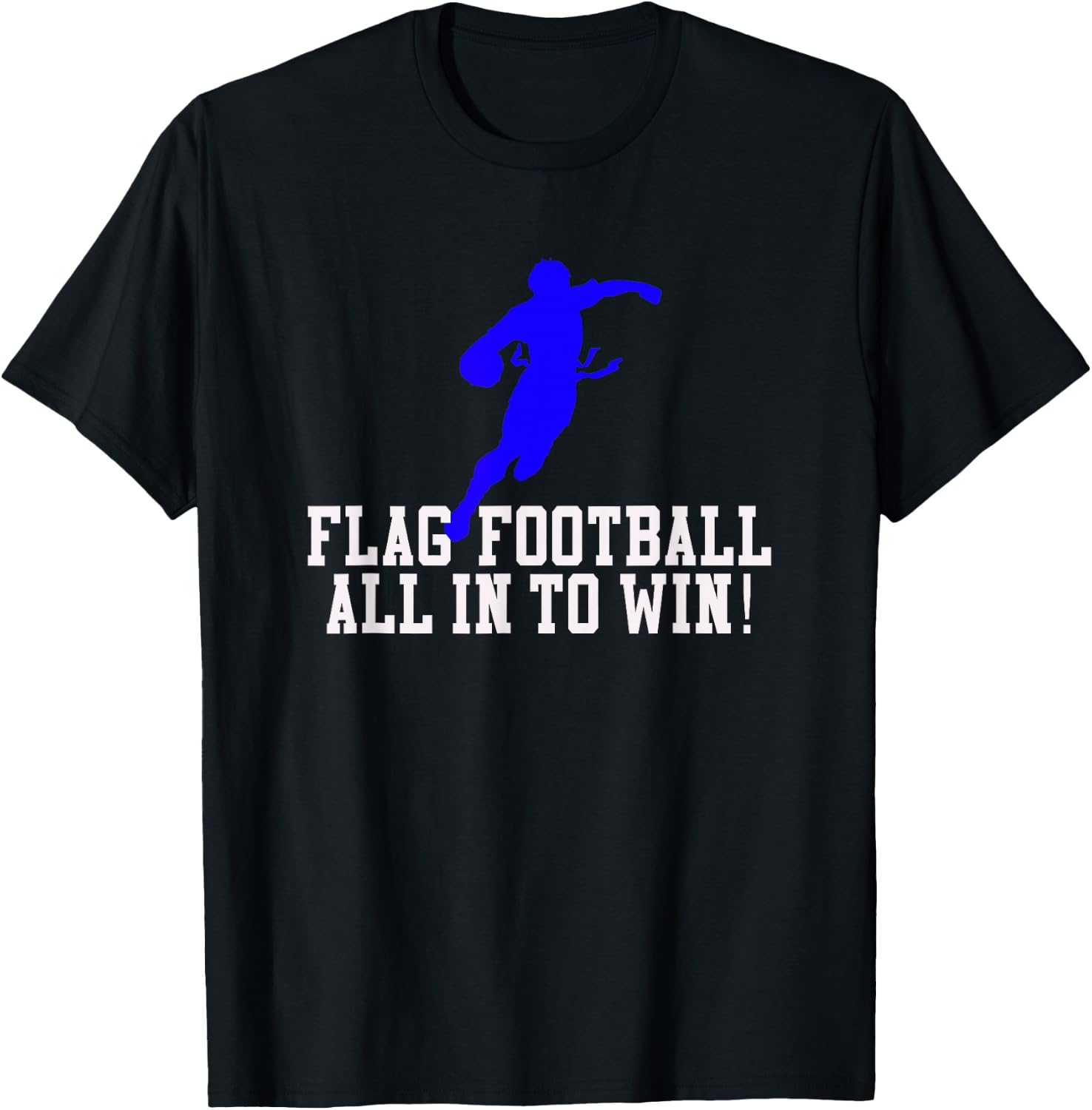 Boys Flag Football for Kids Youth or Adults T-Shirt - T-Shirt | Black