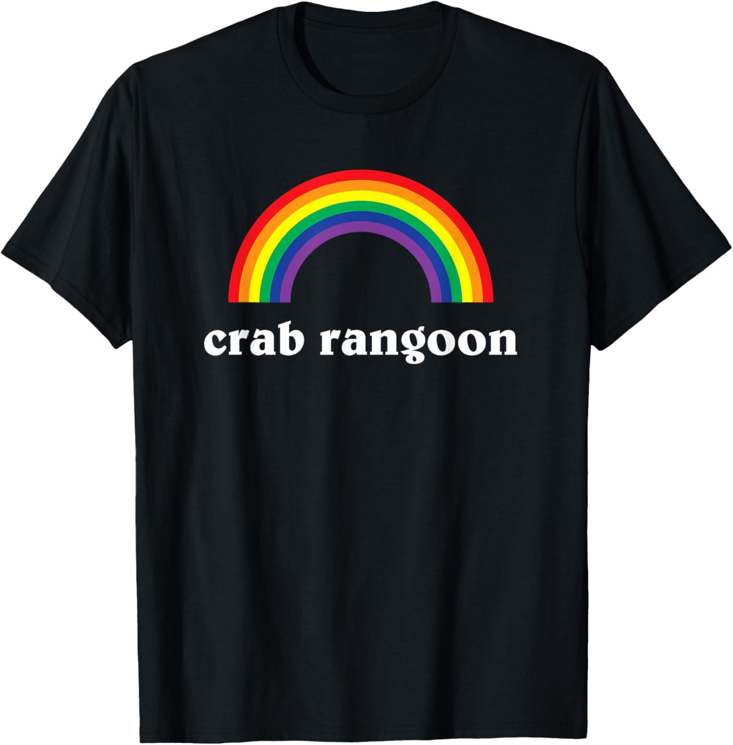 Cute Crab Rangoon for Lovers of Crab Rangoon! T-Shirt - T-Shirt | Black